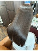 ブリーチ1回からできるアッシュ系カラー♪