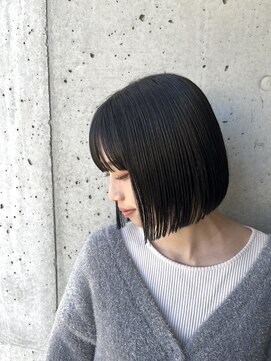 ヘアーブランド ジン フィール(HAIR BRAND Jin feel) 暗髪×ボブ
