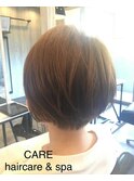 【CARE】ショート×ウォームブラウン