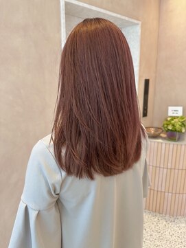 オン キャナルシティ博多前店(on) 【竹内哉汰】20代30代 ブリーチ1回 ピンクベージュ