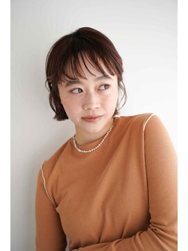 シェル 国分寺(shell) くびレイヤーエモージュグレージュカラーくびれショート/国分寺