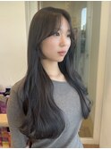 ラベンダーグレージュ/アッシュグレージュ/透明感/冬カラー