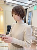 丸みショートボブ