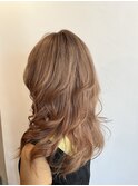 髪が動くNYドライカット　ロングレイヤー