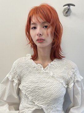 ユー(yew) ブリーチカラー/ケアブリーチ/オレンジカラー/暖色カラー