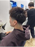 【MEN’S HAIR/サーフカール/刈り上げセンターパート/千葉】