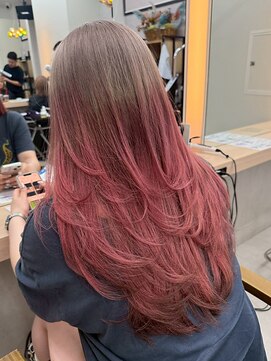 アリープパロット(ALEAP parrot) デザインカラー/グラデーション/ピンク【ALEAP parrot/多賀】