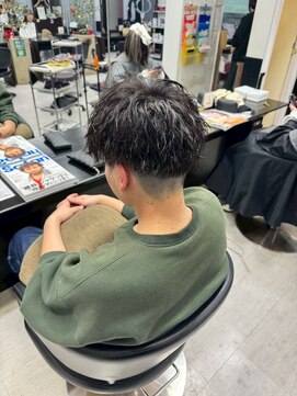 アイズ 本厚木(AIZU) ニュアンスパーマ メンズマッシュ