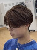 外国人風センターパート/外国人風カラー