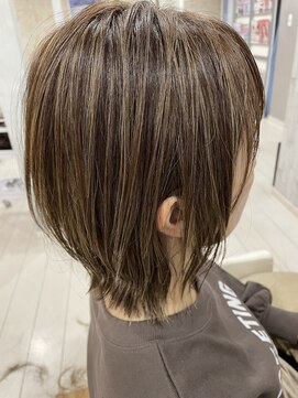 ショート/ハイライト/ロングレイヤー/髪質改善/円山/白髪ぼかし