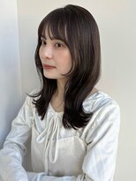 ラフ フロム ガーデン(Laf from GARDEN)&nbsp;ミディアム/レイヤーカット/顔周りカット/透明感カラー