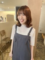 ユッカ 梅田(YUCCA) 【 YUCCA 】大人可愛い20代30代40代 ミディアム/オレンジカラー