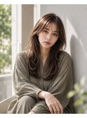 韓国レイヤー×ショコラブラウン×美髪
