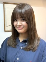 ノーヴィス 心斎橋(NOViiiCE)&nbsp;顔まわりレイヤー/柔らかベージュ