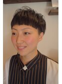 ツーブロックショート
