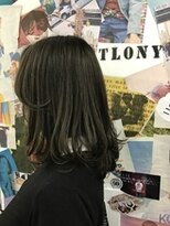 トロニー(TLONY) 透け感カーキグレージュ