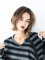 オートル 綱島店(AUTRE by FUGA hair)&nbsp;伸ばしかけクセ毛風ナチュラルボブ【AUTRE by FUGA hair 綱島】