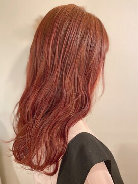 サンジュウナナドシー 大宮東口店(37.0℃) ピンクカラー×ロングゆるウェーブ