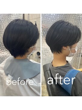 ヘアサロン ドットプラス 町田店(dot. plus) 【中西里美】ハンサムショートdot.plus町田