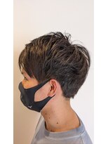 アネモネ 真美ヶ丘店(Ane mone)&nbsp;ソフトモヒカン風ツーブロック