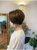 大人上品ショートボブ