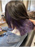 インナーカラー×紫（ヴァイオレット）