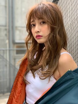 オースティン 登戸向ケ丘遊園(AUSTIN) 大人かわいい前髪セシルカットココアブラウンフリンジウェーブ