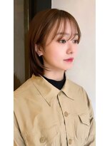 チックタック パラダイム(TICK-TOCK Paradime)&nbsp;《ゲストスナップ》シースルーバング/ミルクチョコレート