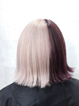 トムキャット(TOM CAT) ケアブリーチ ホワイト&ボルドー