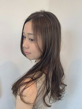 ヘアストーリー リズム(hair story r ism) さりげなハイライト♪( ̄∀ ̄)グレージュカラー♪30代40代50代