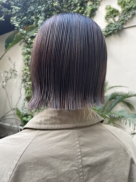 メイクス 表参道(MAKE'S omotesando) 切りっぱなしボブ/ハイライト