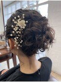ボブヘアを華やかアップスタイルに! 【延山styling】