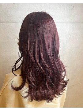 ヘアースタジオゼン アドバンス(hair studio Zen advance) レイヤーカット、ピンクブラウン