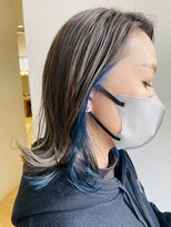 シャンプーボーイ 佐世保駅前店(SHAMPOO BOY)&nbsp;インナーカラー　インナーブルー　佐世保美容室