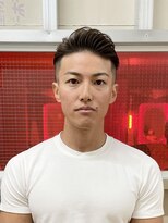 メリケンバーバーショップ トーキョー(MERICAN BARBERSHOP TYO)&nbsp;YS STYLEハイライト/マッシュパーマ/ウルフ/アッシュブラック163