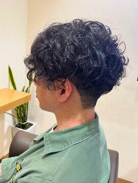 ラファンス 栗林店(LaFENCE) マッシュ×刈り上げ×強めパーマ