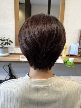 ペアツリー(Pear tree) ショートヘア×アプリコットピンク