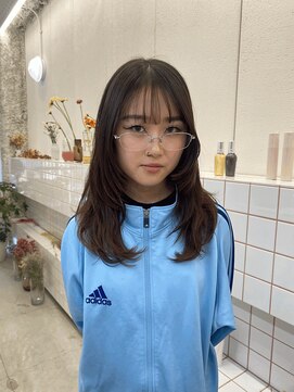 リル(re'll) 《花屋併設》レイヤースタイル［酸性ストレート/ヘアセット]