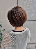 大人ショート/レイヤーくびれ