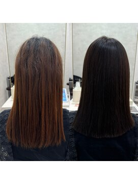 シンズ 銀座(sins) 細かい毛羽立ちにsins式髪質改善酸性ストレート[30代40代50代]