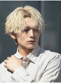波巻きブリーチパーマ