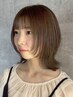 カット+透明感カラー+保湿トリートメント￥15,200