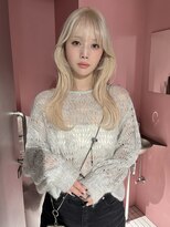 ペレ 梅田(PELE)&nbsp;前髪/アンブレラカラー/こなれミディ/イメチェン/ウェーブパーマ