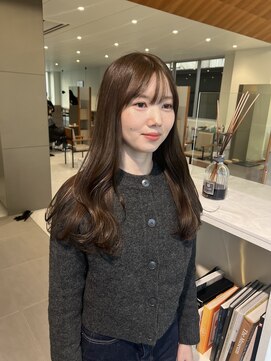 ローレンアオ(LOREN AO) 黒髪/ボブルフ/ネビージュ/小顔/ワンレン/ 矢場/髪質改善/前髪