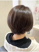 【今井由奈】チョコレートブラウン×ショート