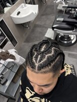 クロムトウキョウ ザ バーバー ネオン 新宿店(CHROM TOKYO the Barber ne/on)&nbsp;wave corn row