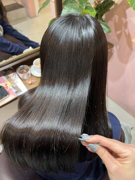 ヘアーズ スケッチ(hair's sketch) 髪質改善ダークブラウンカラー