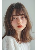 ミディアム/ふんわりカラー/似合わせ/【lana hair新宿】