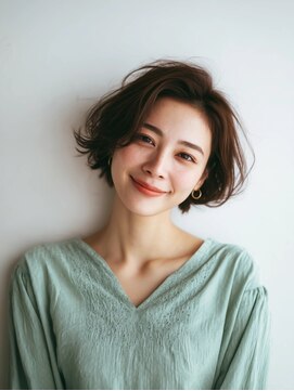 ヘアーアンドリラクゼーション エシア(hair&relaxation ecia) 抜け感ミディ