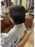 切りっぱなしボブ